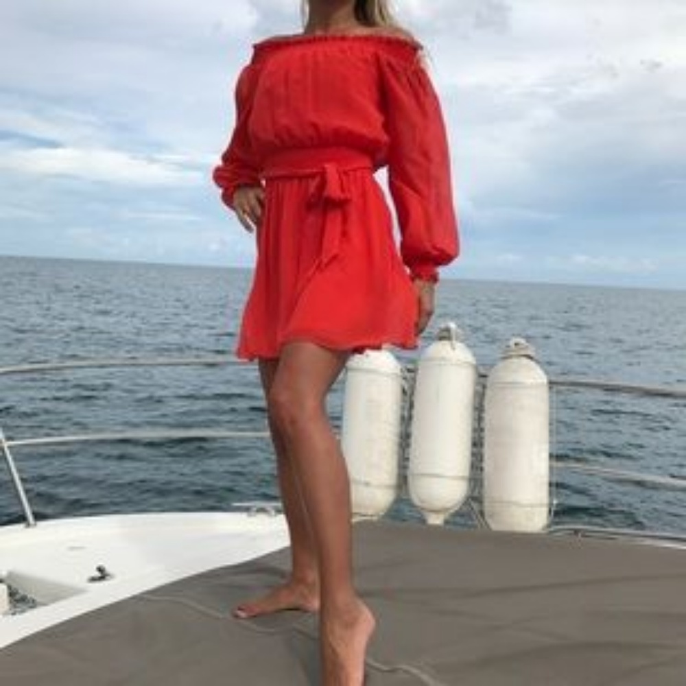 Marciano dress off the shoulder